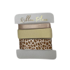 gift wrap ribbon kit giraffe pattern beige