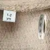1-2 years baby child garment size tags