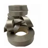 15mm double sided taupe satin ribbon