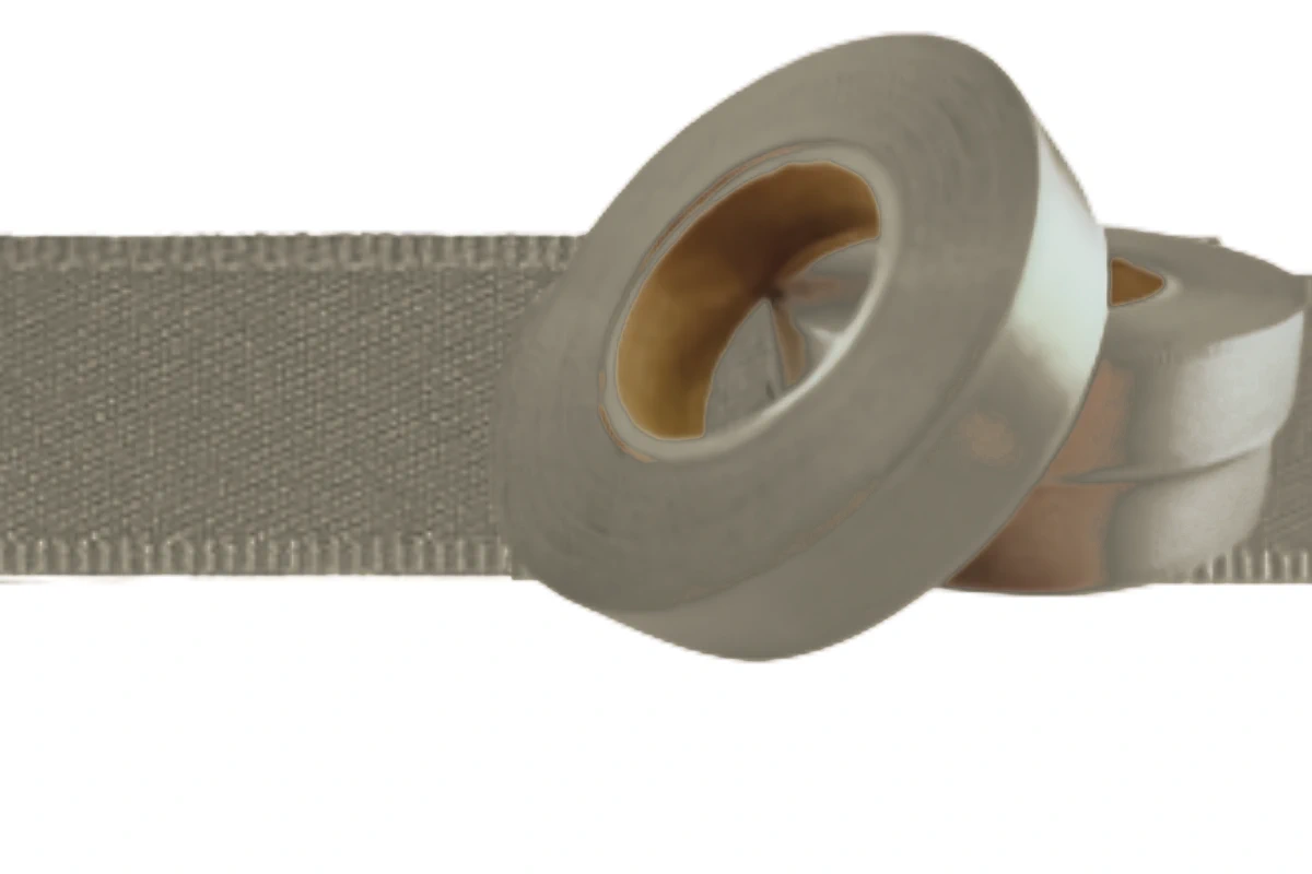 taupe double sided satin ribbon
