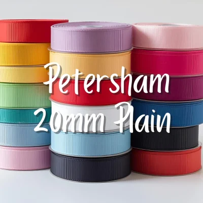 20mm Plain Colour Petersham