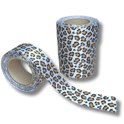 Animal Print satin ribbon leopard print 25mm