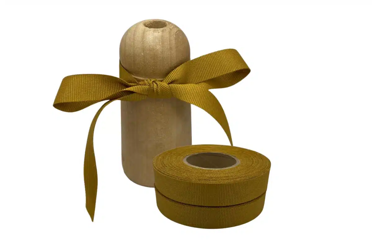 antique gold petersham ribbon