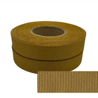antique gold petersham ribbon 15mm 10 meter roll