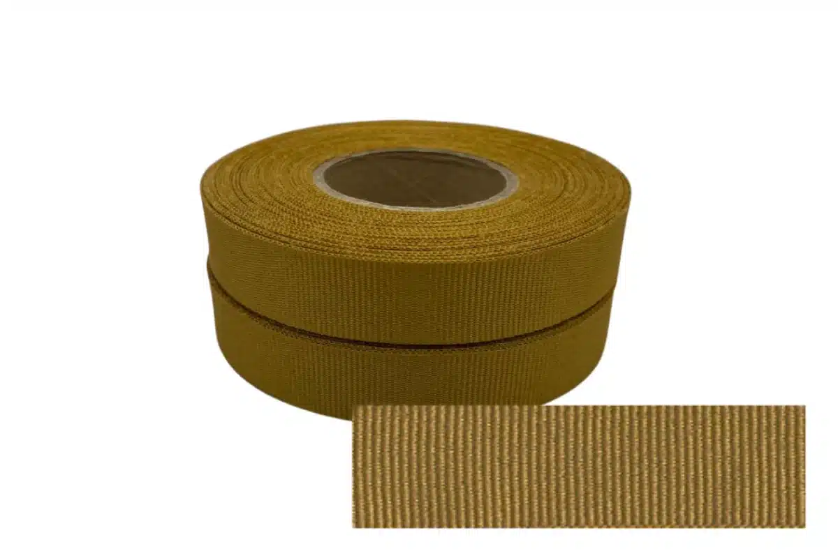 antique gold petersham ribbon 15mm 10 meter roll
