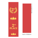 award ribbon 2nd place