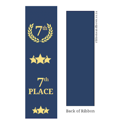 award ribbon 7th place