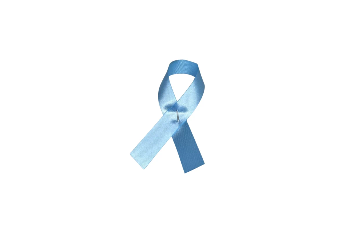 light blue awareness ribbons