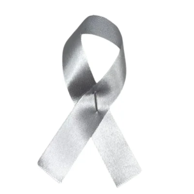 awareness ribbon silver
