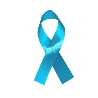 teal awareness ribbon