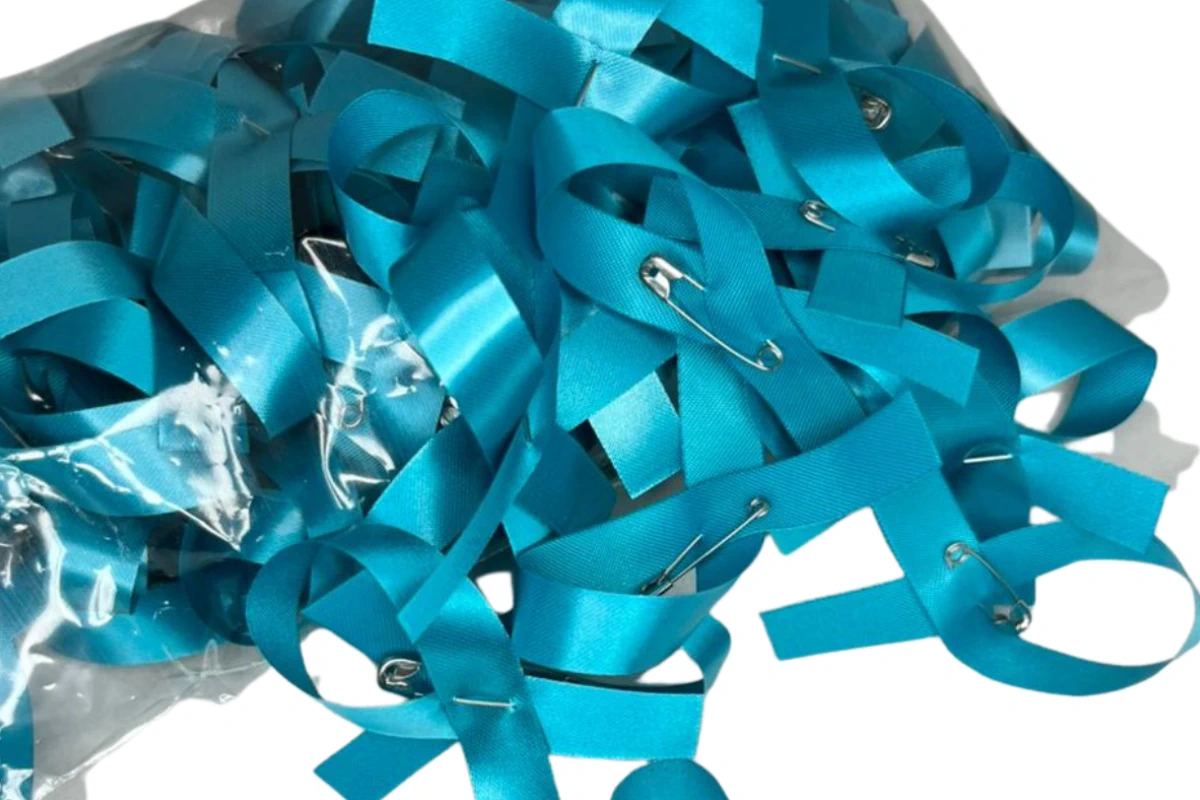 teal awareness ribbon pack