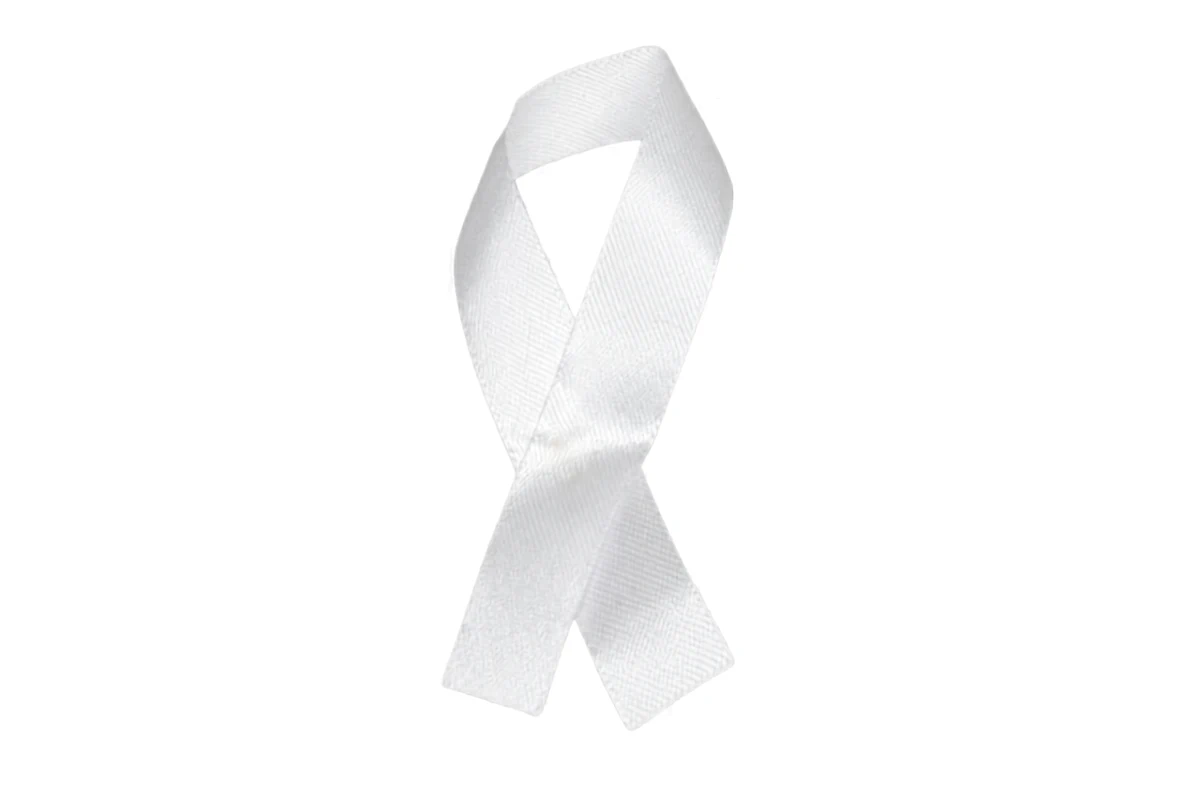 Awareness ribbons white