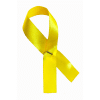 yellow awareness ribbon suicide prevention