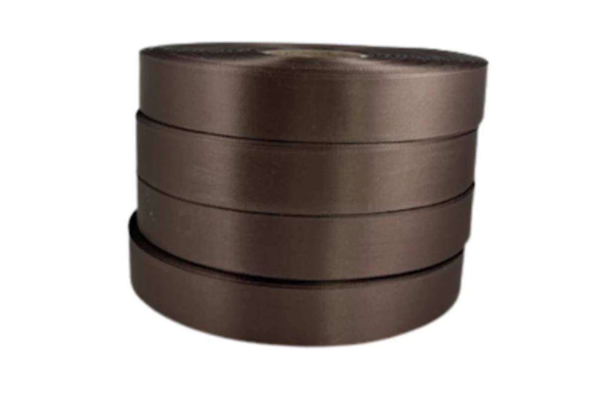 brown polyester satin ribbon rolls 100m