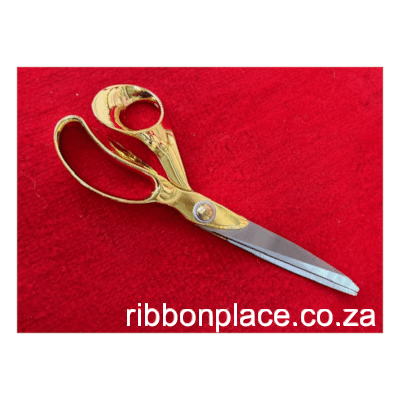 Ribbon Cutting Ceremony Scissors (25 cm) with gold handle - Ribbon Place