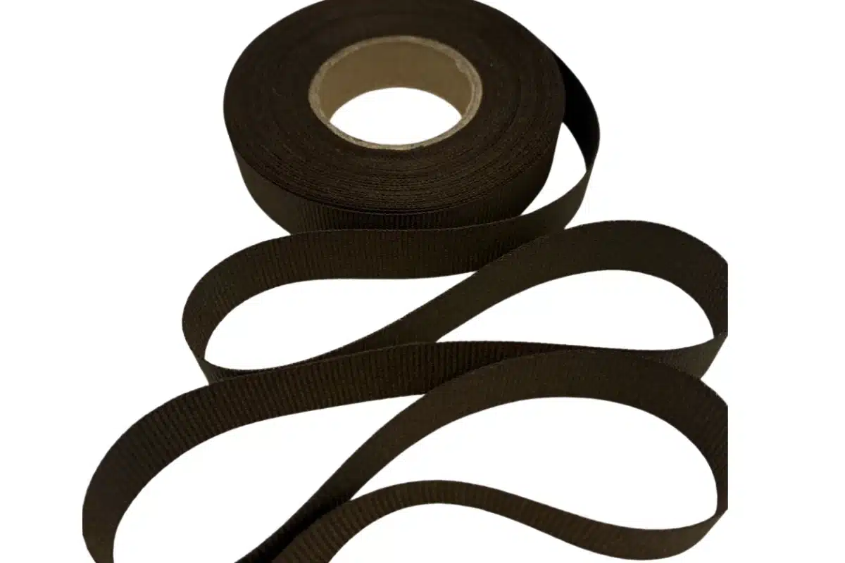 chocolate brown petersham ribbon