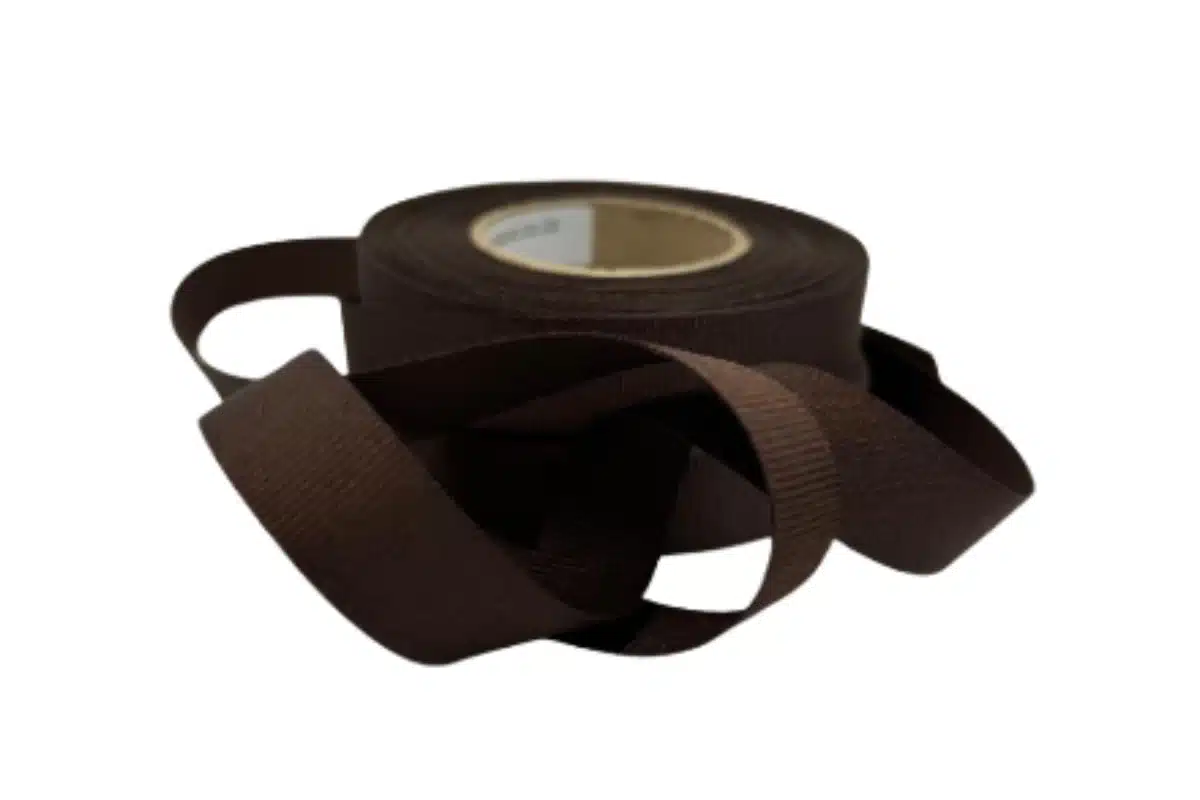 chocolate brown petersham ribbon 10m