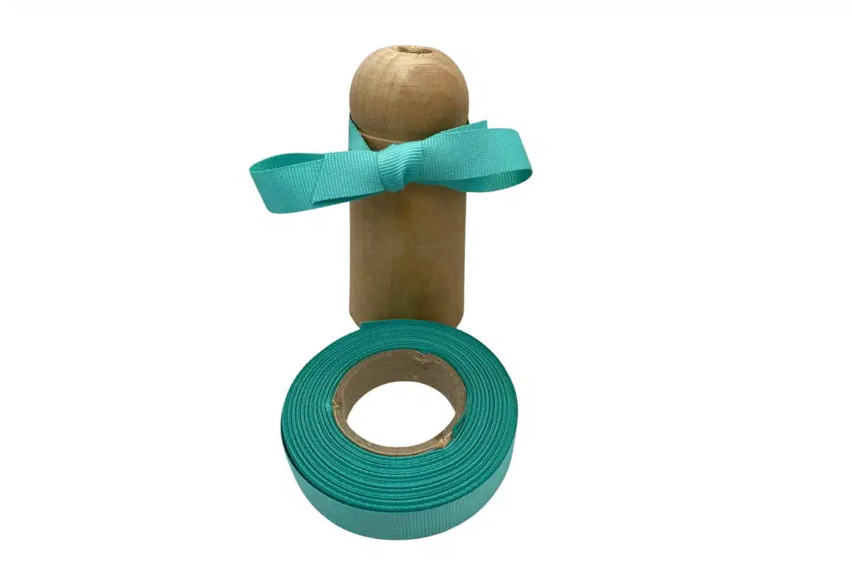 copper green petersham ribbon
