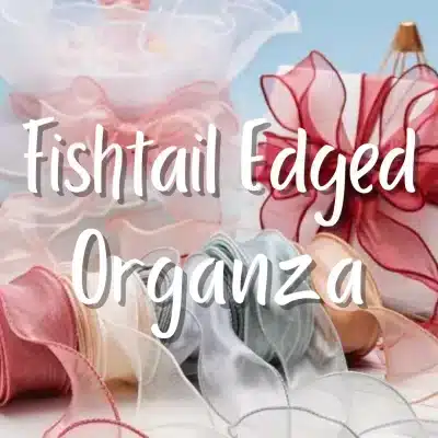 Fishtail Edged Organza