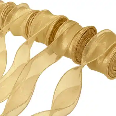fishtail organza ribbon 38mm x 4.9m