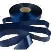 French navy polyester satin ribbon roll
