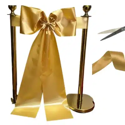 gold ribbon cutting kit