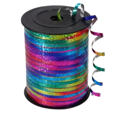 poly ribbon 5mm balloon string holographic