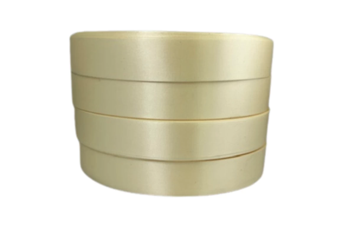 ivory-polyester-satin-ribbon 100m rolls