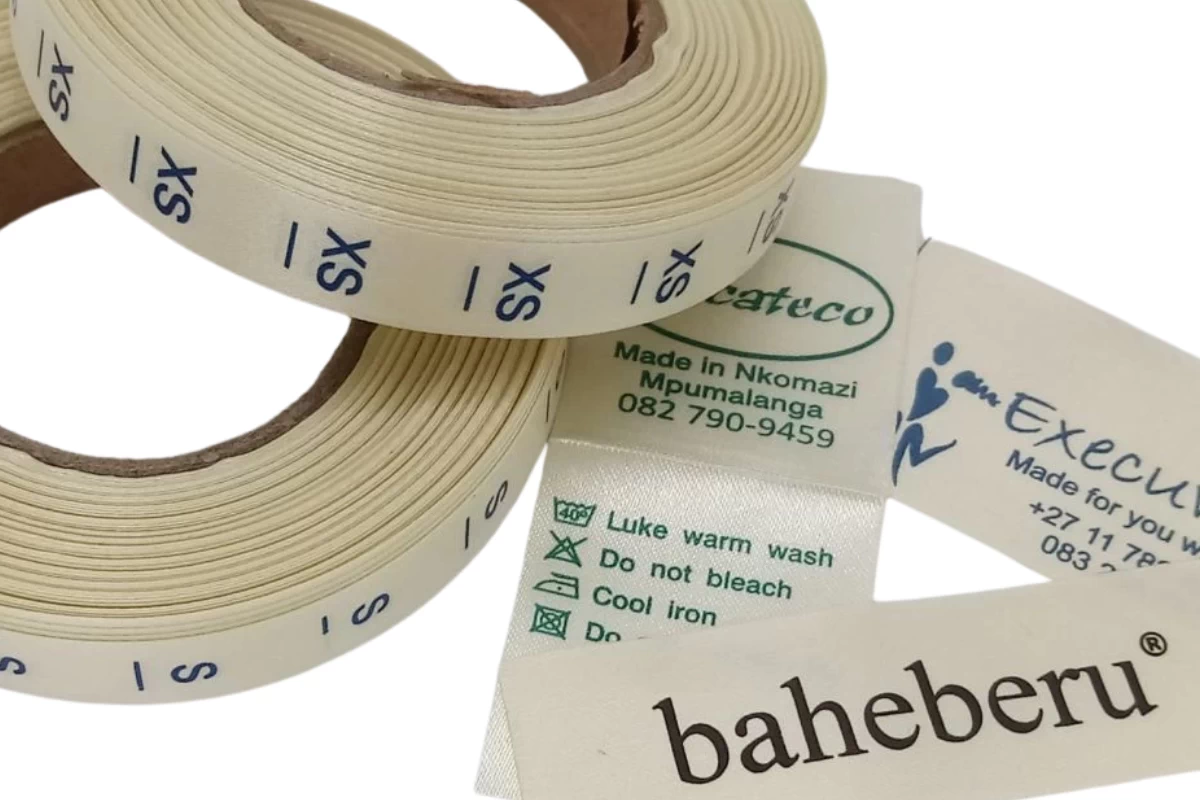 ivory-polyester-satin-ribbon suitable for printing