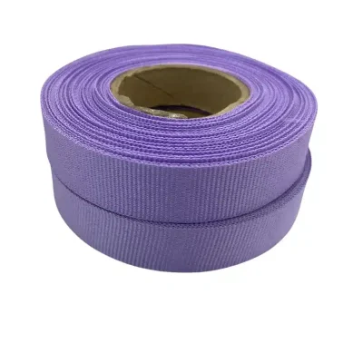 lilac petersham ribbon rolls 10m