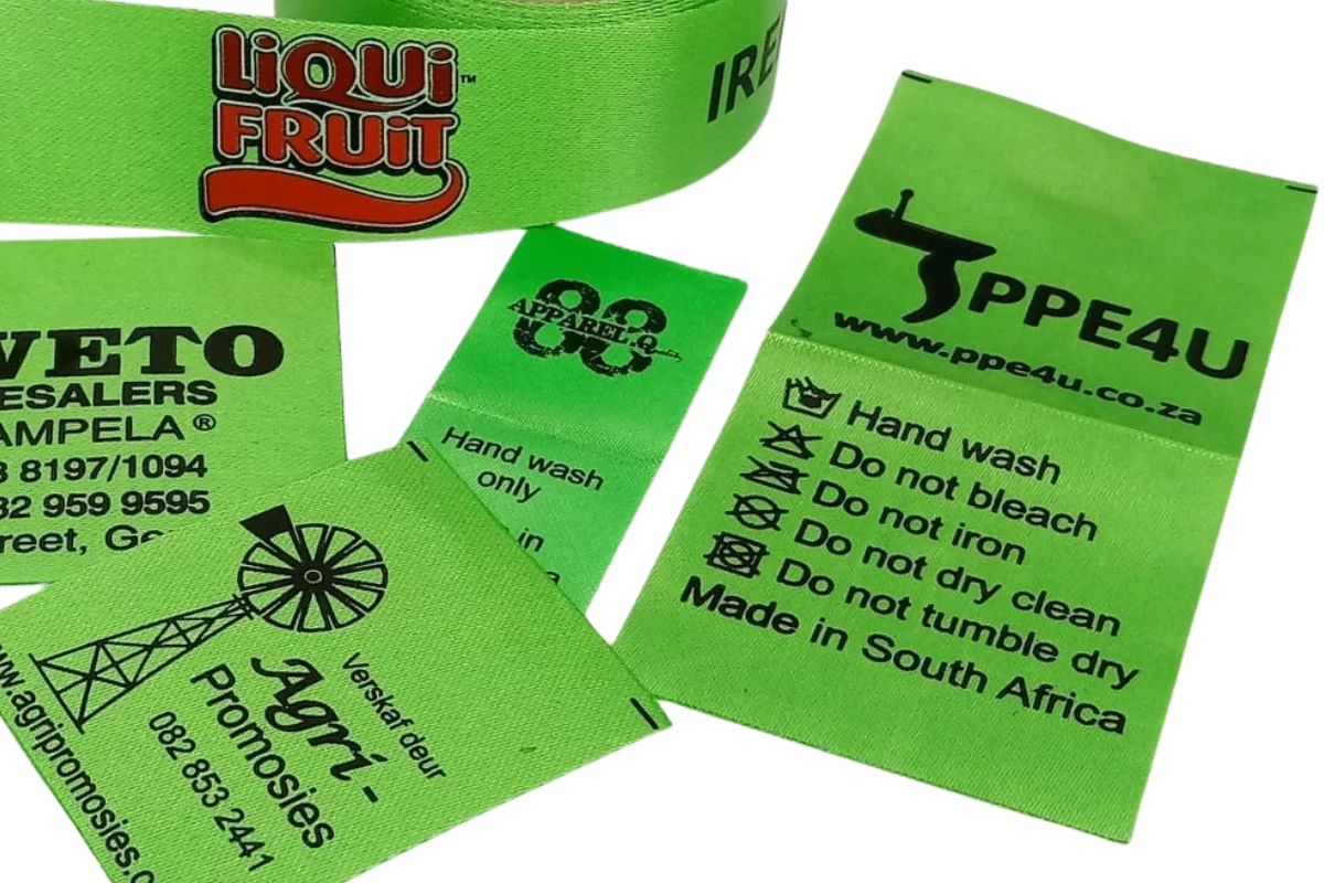 lime polyester satin ribbon suitable for printing