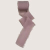 frayed edge chiffon ribbon mocca brown