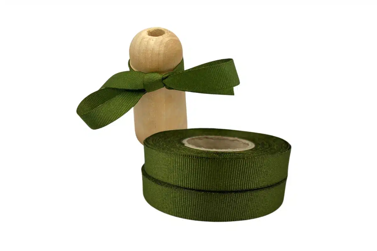 olive green petersham ribbon