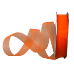 orange organza ribbon 30m roll