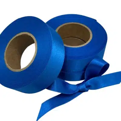 pastel blue double sided satin ribbon