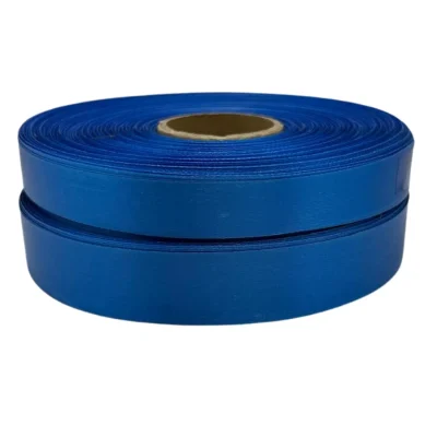 pastel blue polyester satin ribbon 100m rolls