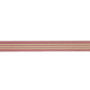 petersham ribbon dusky pink cream 12mm