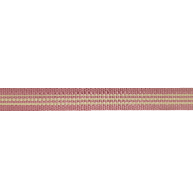 petersham ribbon dusky pink cream 12mm