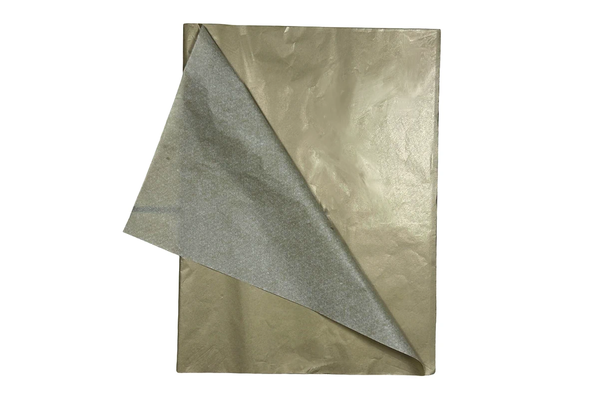 Metallic gold tissue paper sheets pack of 25