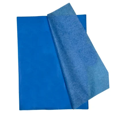Plain colour tissue paper royal blue