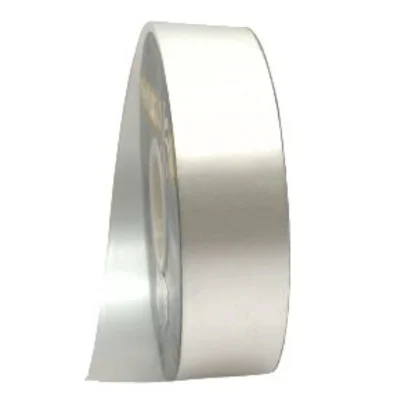 white poly ribbon 31mm x 91m