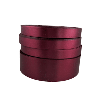 polyester satin for printing burgundy single sided