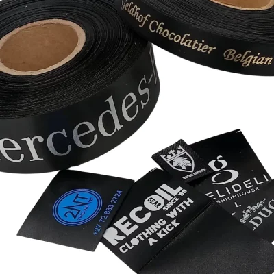 black polyester satin ribbon 100m rolls