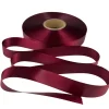 burgundy polyester satin ribbon