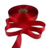 red 100% polyester satin ribbon rolls