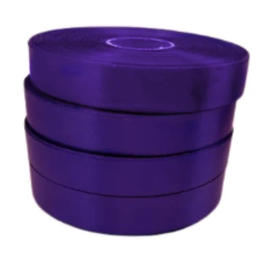 purple polyester satin ribbon 100 meter rolls