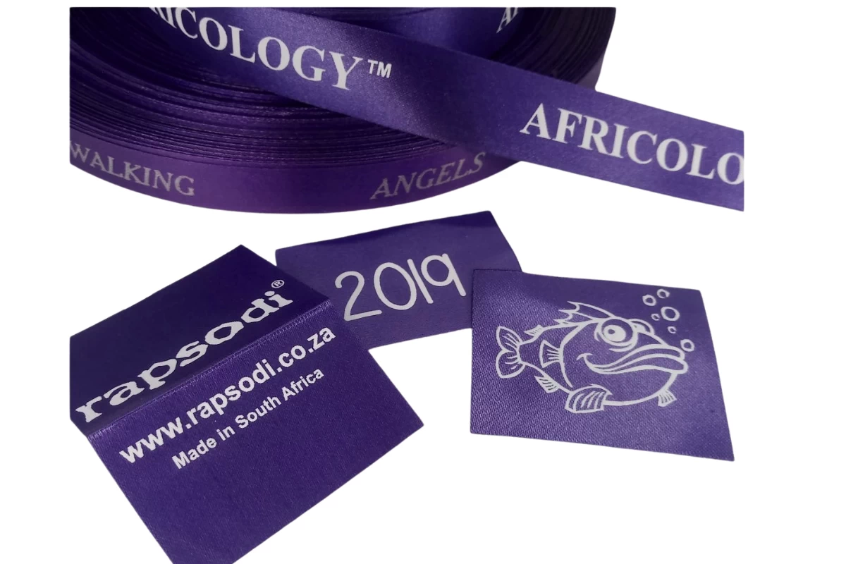purple polyester satin ribbon for printing