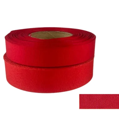 red petersham ribbon 10 meters