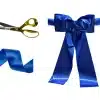 Royal blue ribbon cutting ceremony kit