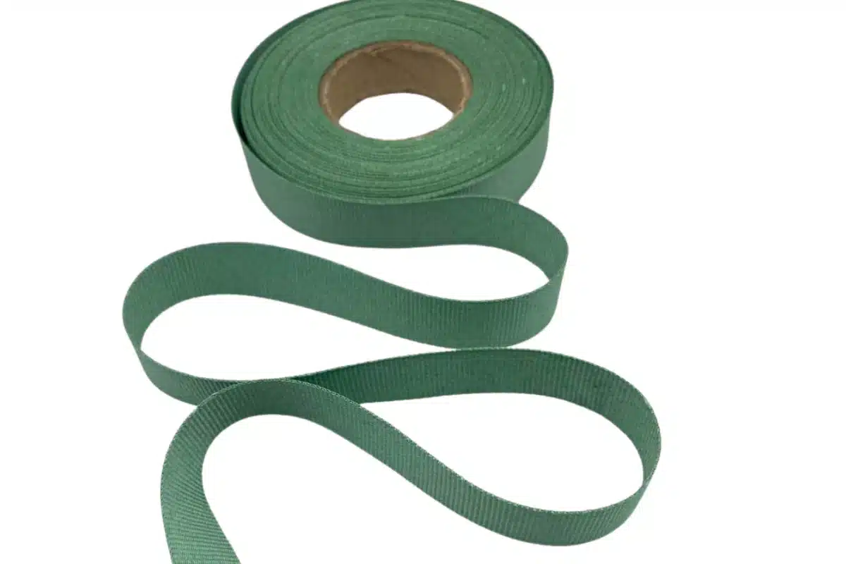 sage green petersham ribbon 15mm